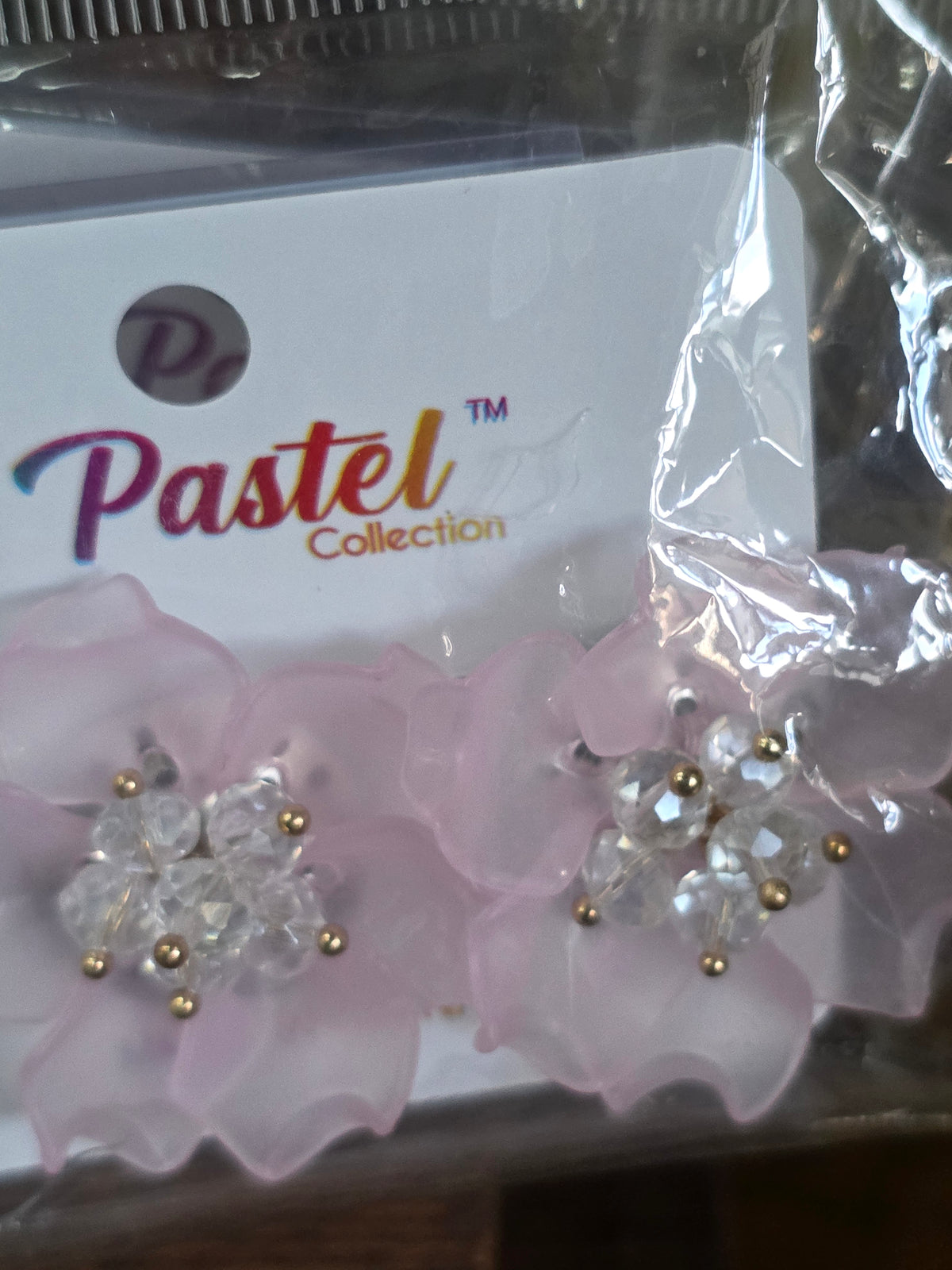 3D Matte Pastel Floral Cluster Stud Earrings