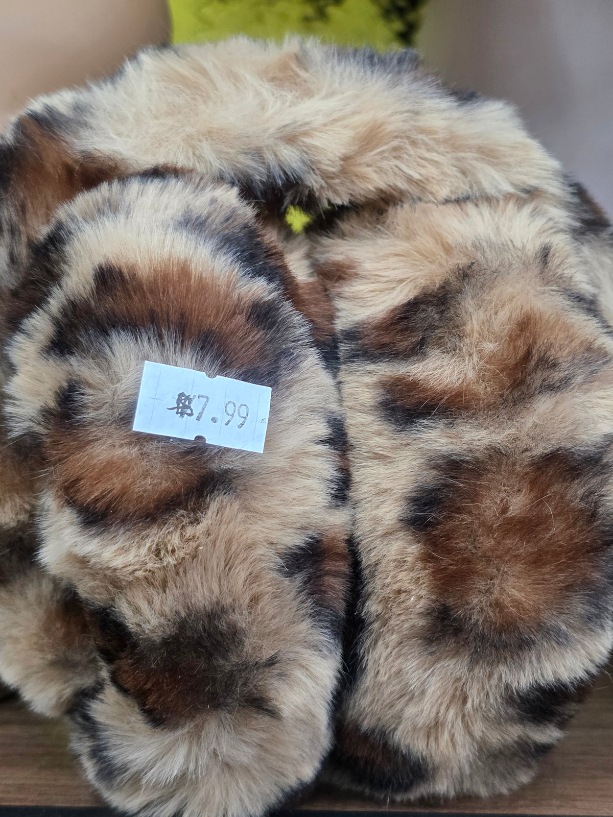 Leopard Print Faux Fur Earmuffs