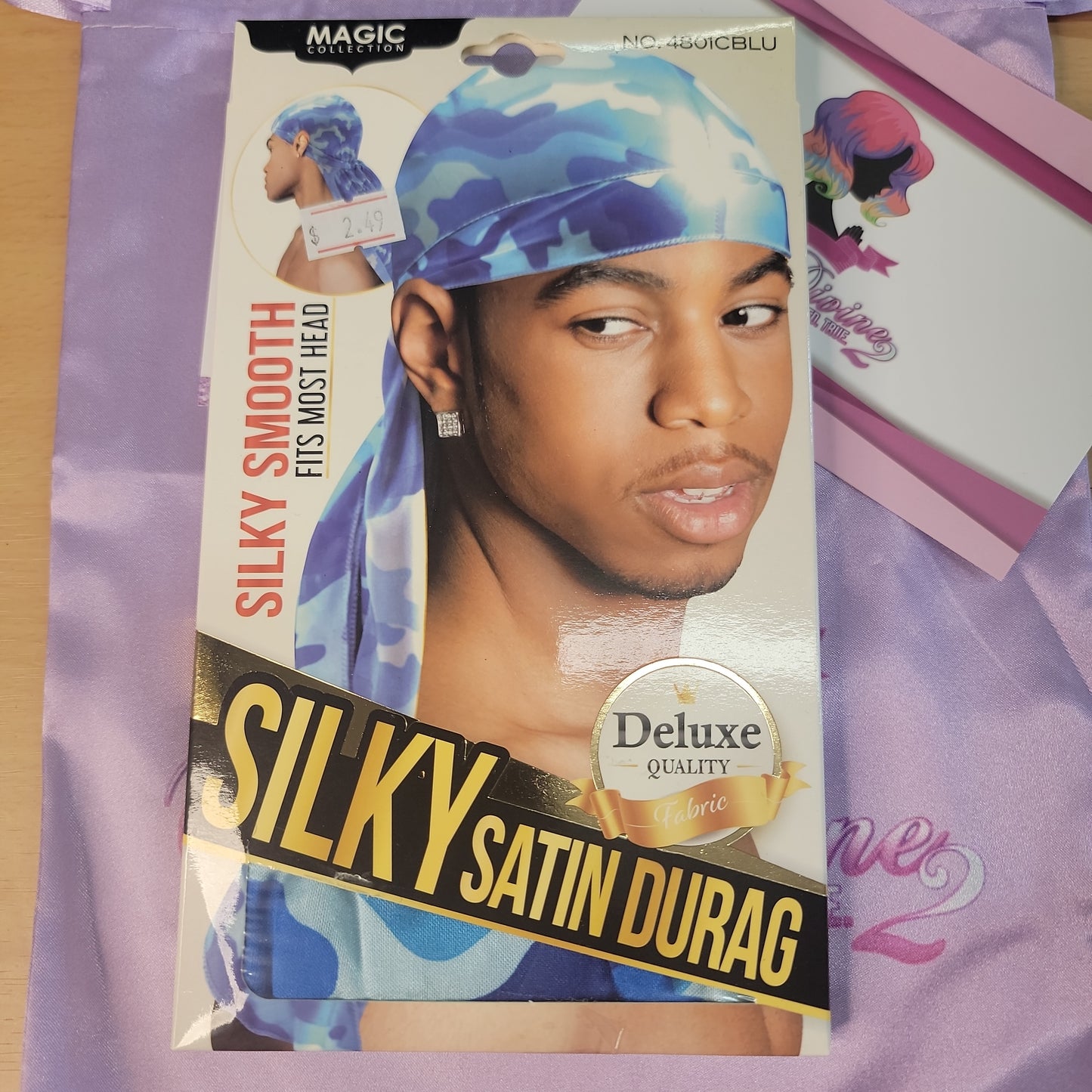 Silky satin durag