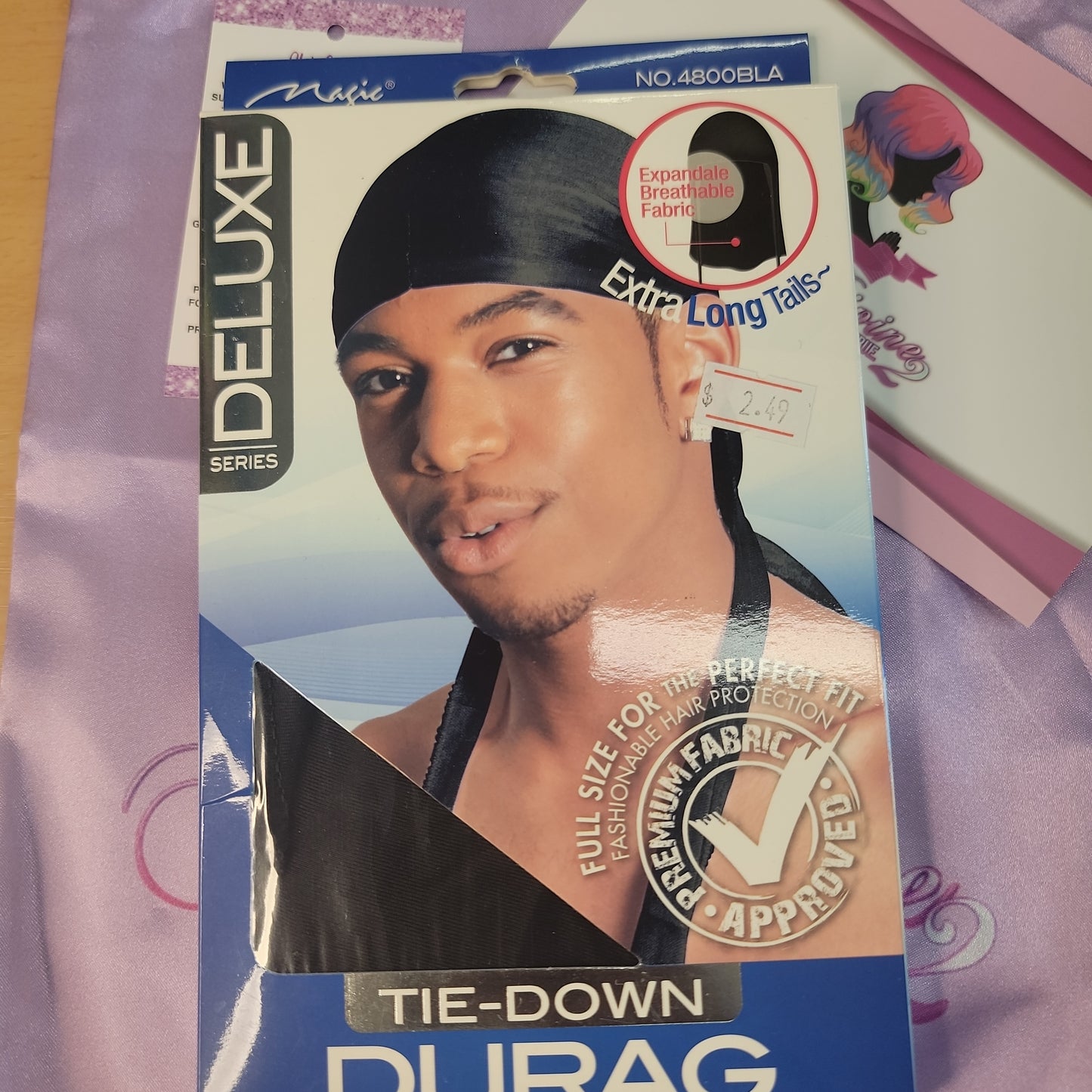 Silky satin durag