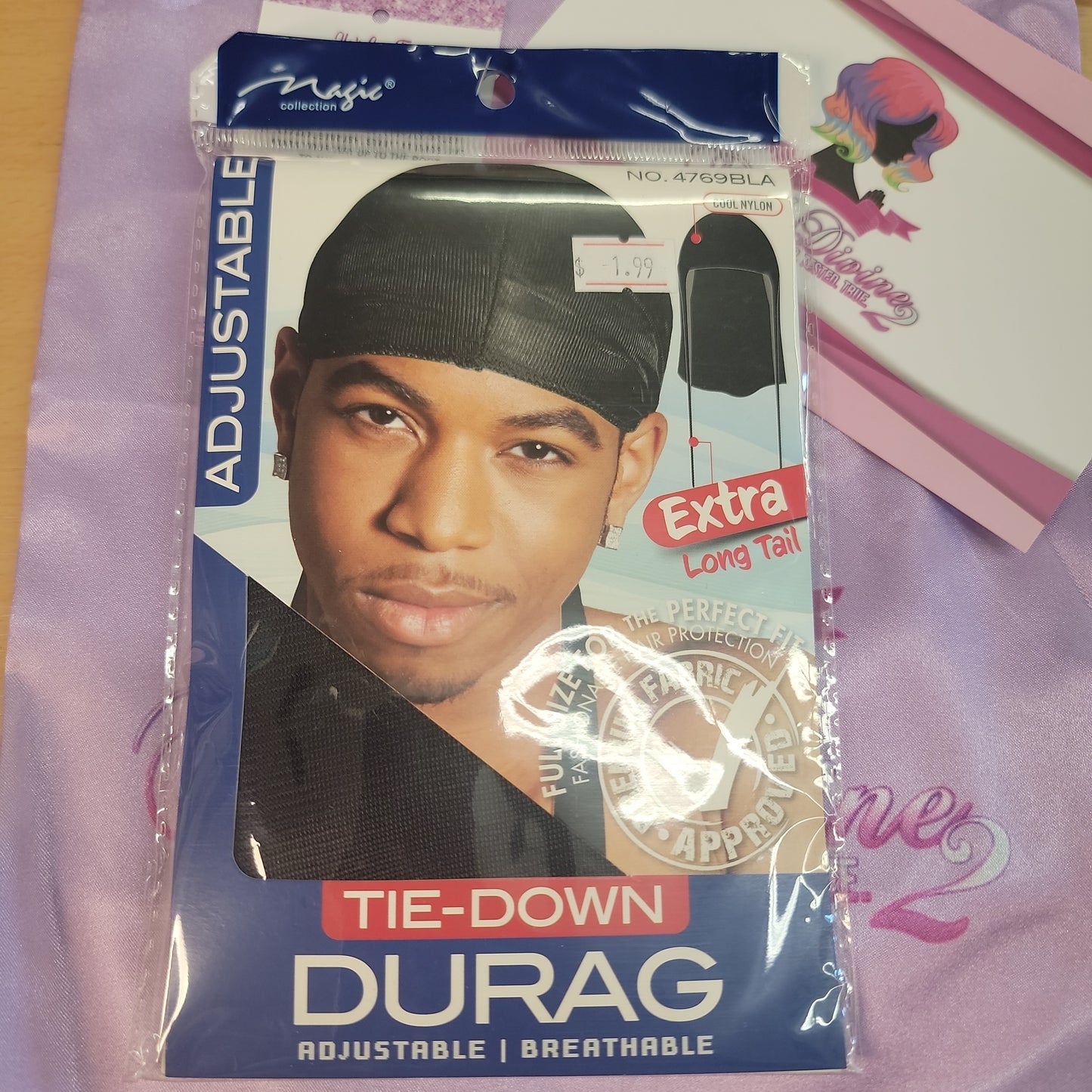 Silky satin durag