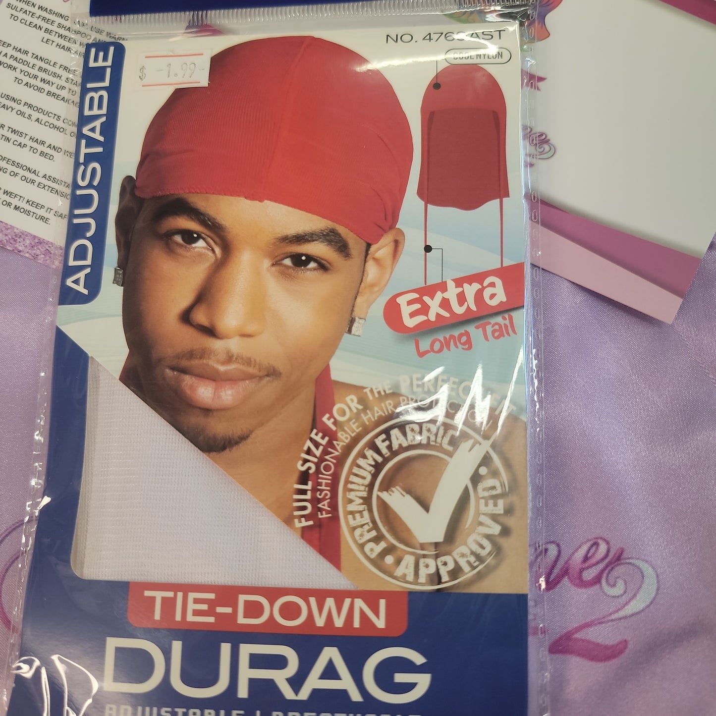 Silky satin durag