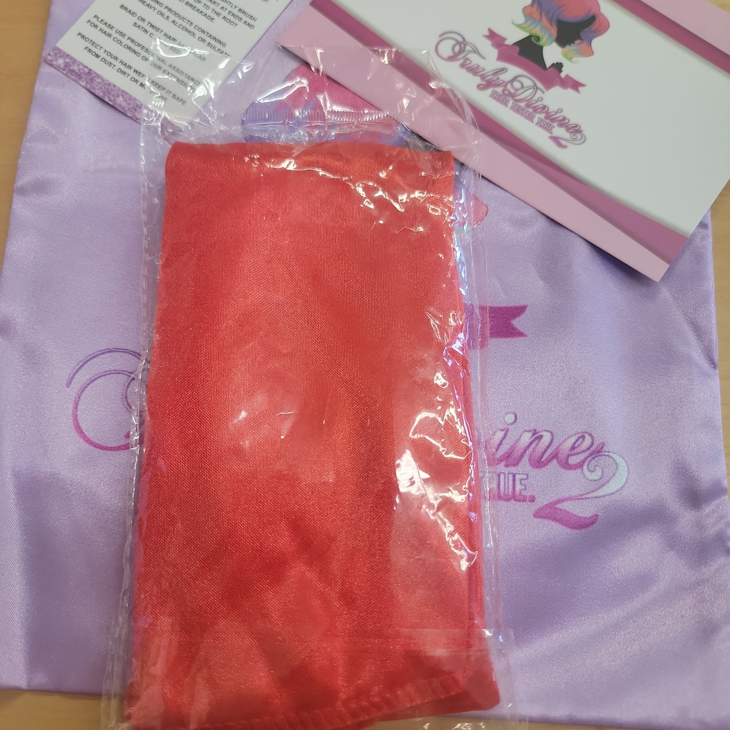 Silky satin durag