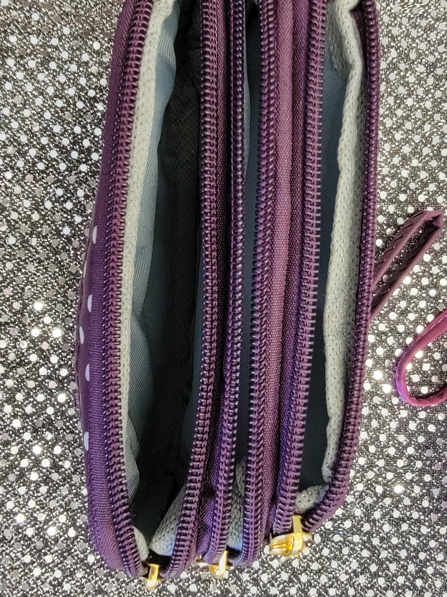 Royal Dots Wallets Keychain Clutch