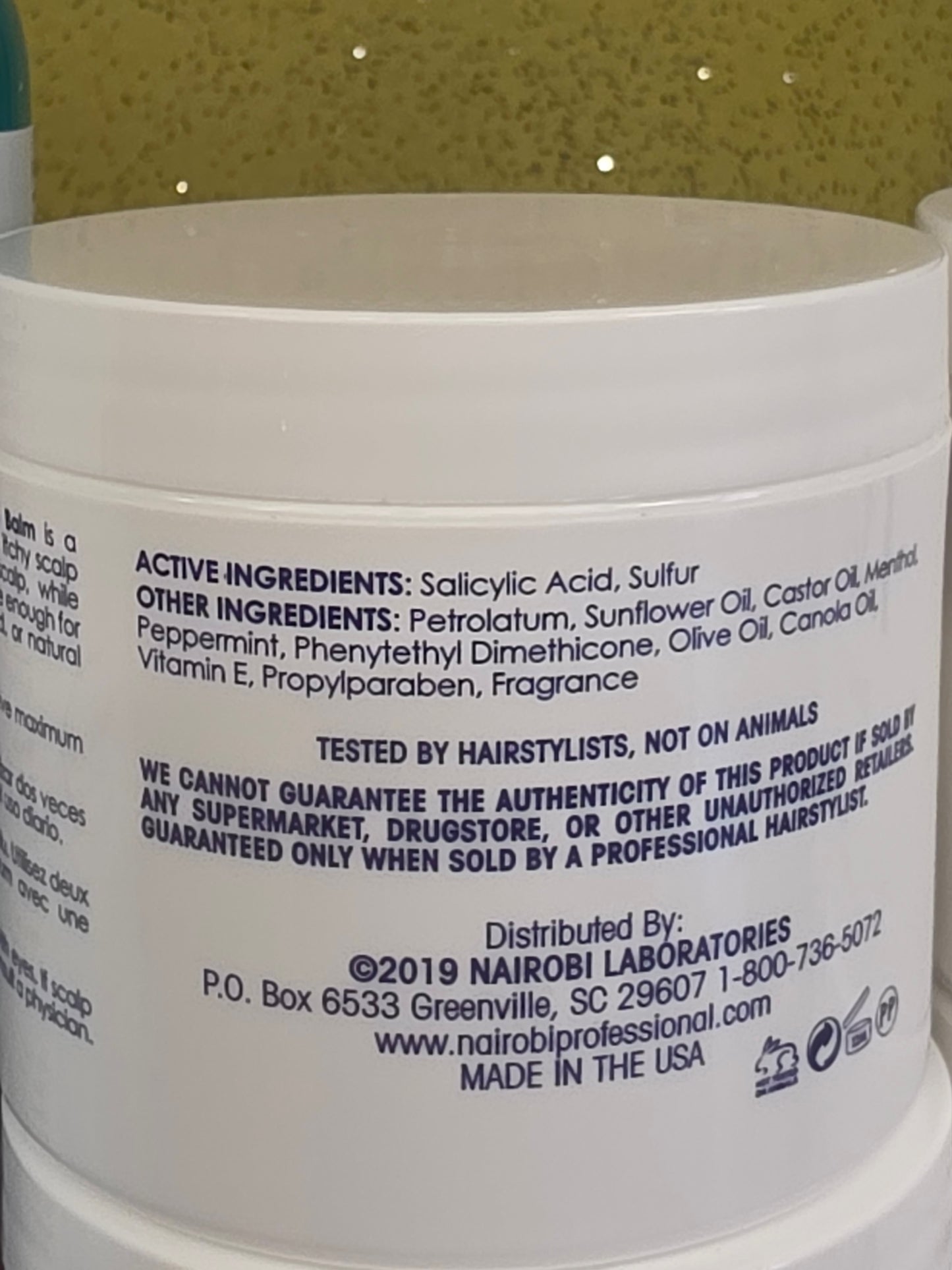 Nairobi Therapeutic Dandra-Solv™ Moisturizing Scalp Balm