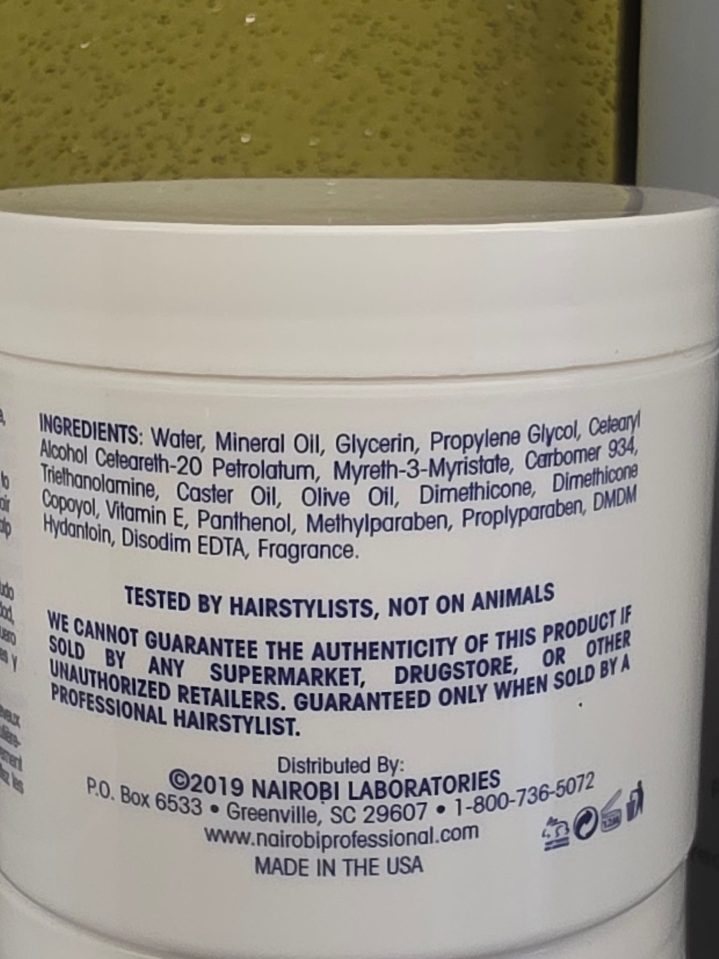 Nairobi Hair & Scalp Daily Moisturizing hairdressing