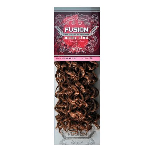 Human Hair Weave Kara Fusion Jerry Curl