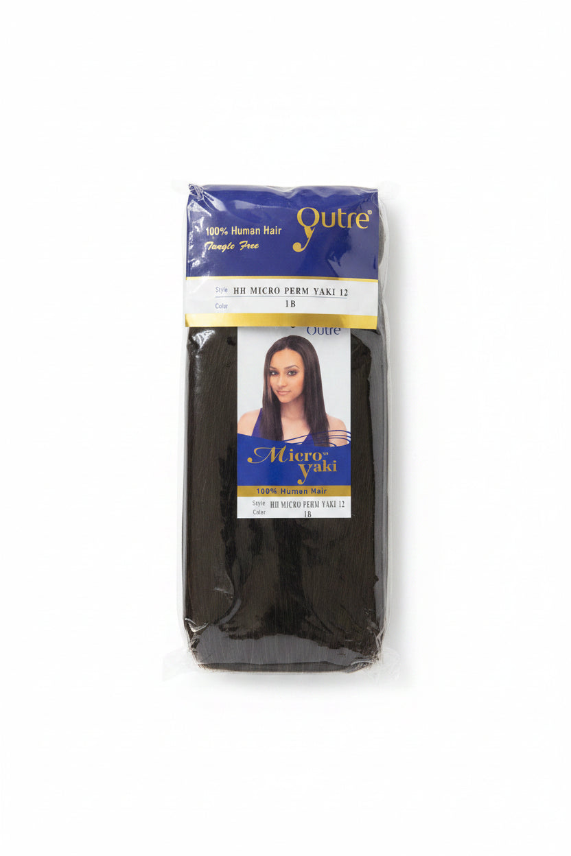 Outre Micro Yaki Human Hair Perm Yaki 12 "