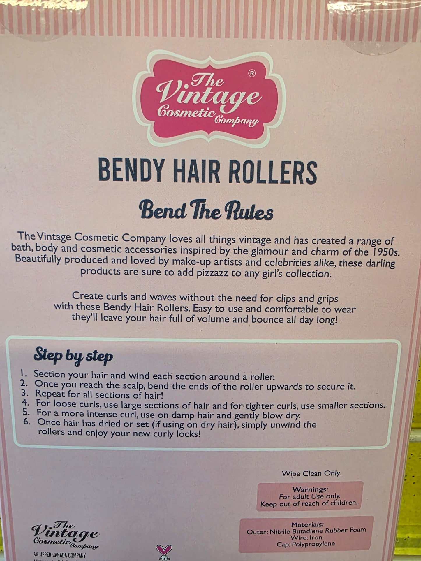The Vintage Cosmetic Heatless Bendy Rollers
