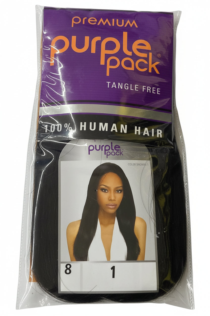 Outre Premium Purple Pack 8 " color 1 Human Hair