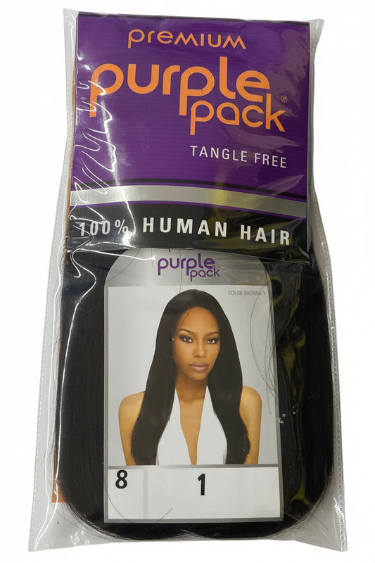 Outre Premium Purple Pack 8 " color 1 Human Hair