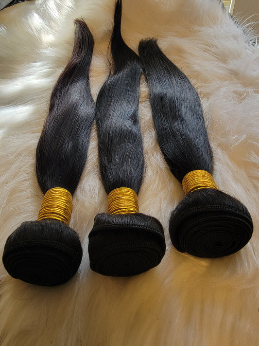 Straight Human Hair Bundles