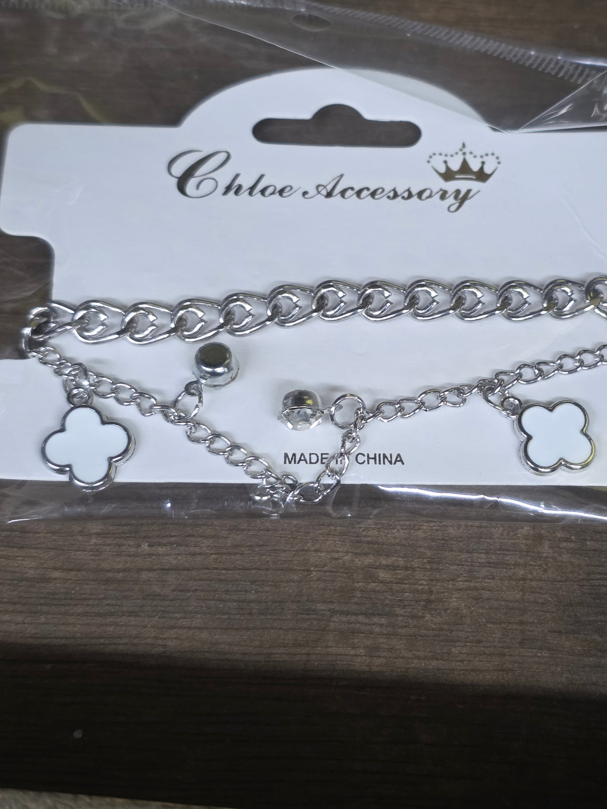 Lucky Clover Layered Charm Bracelet