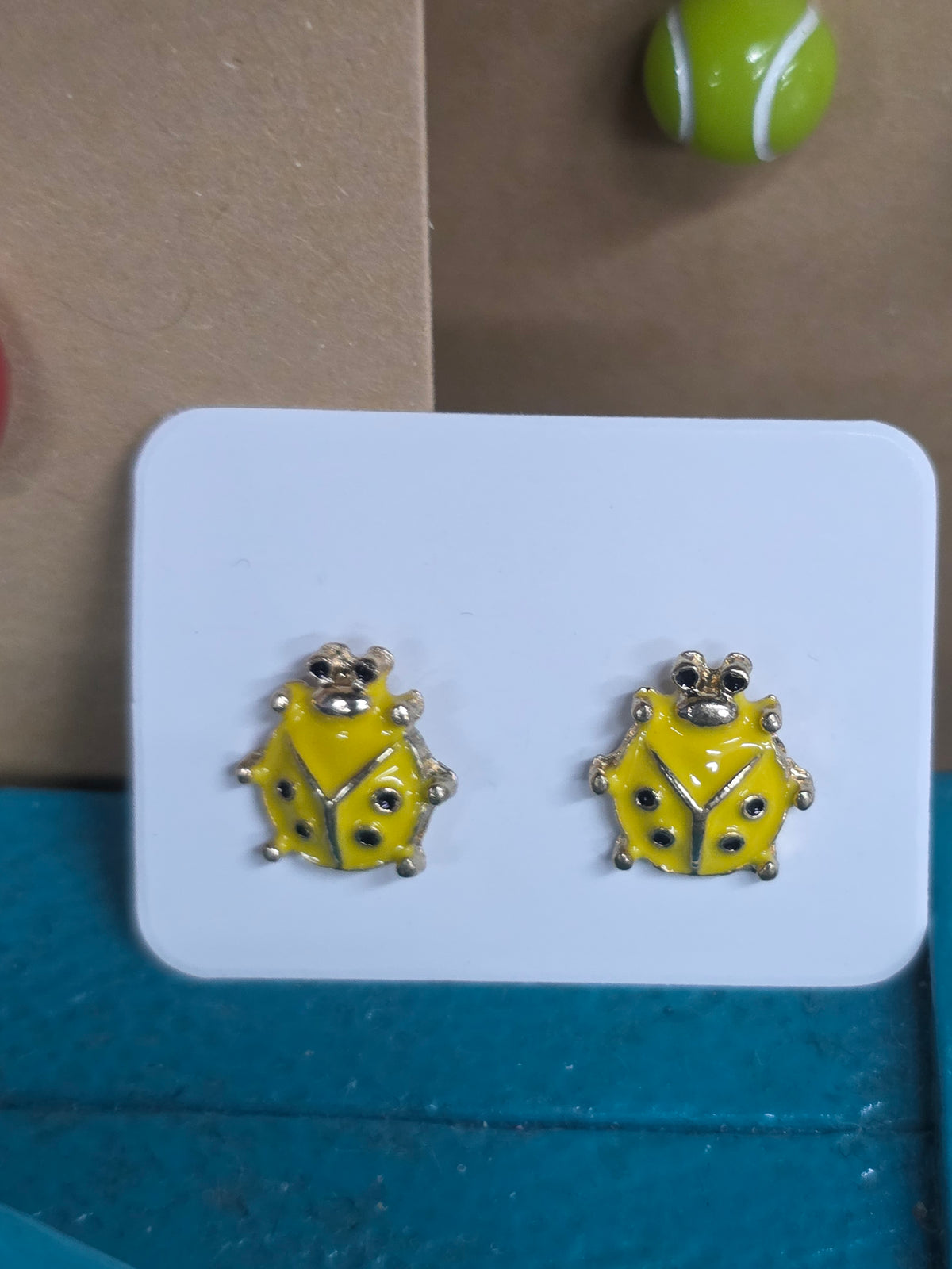 Whimsical Enamel Charm Earrings – Nature & Fruit Styles