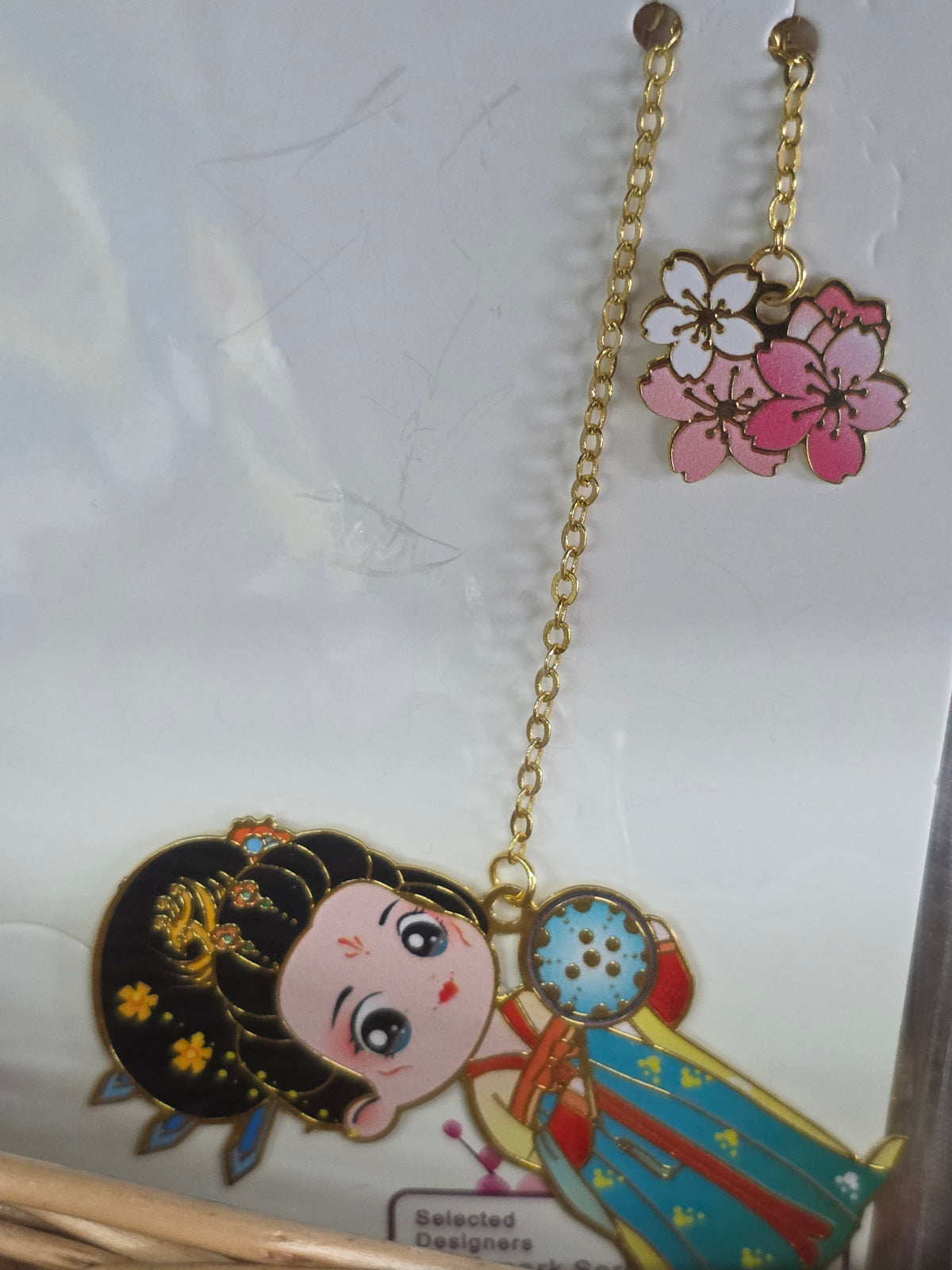Chibi Ancient Chinese Dynasty Princess Metal Bookmarks – Cute Vintage Hanfu Collection