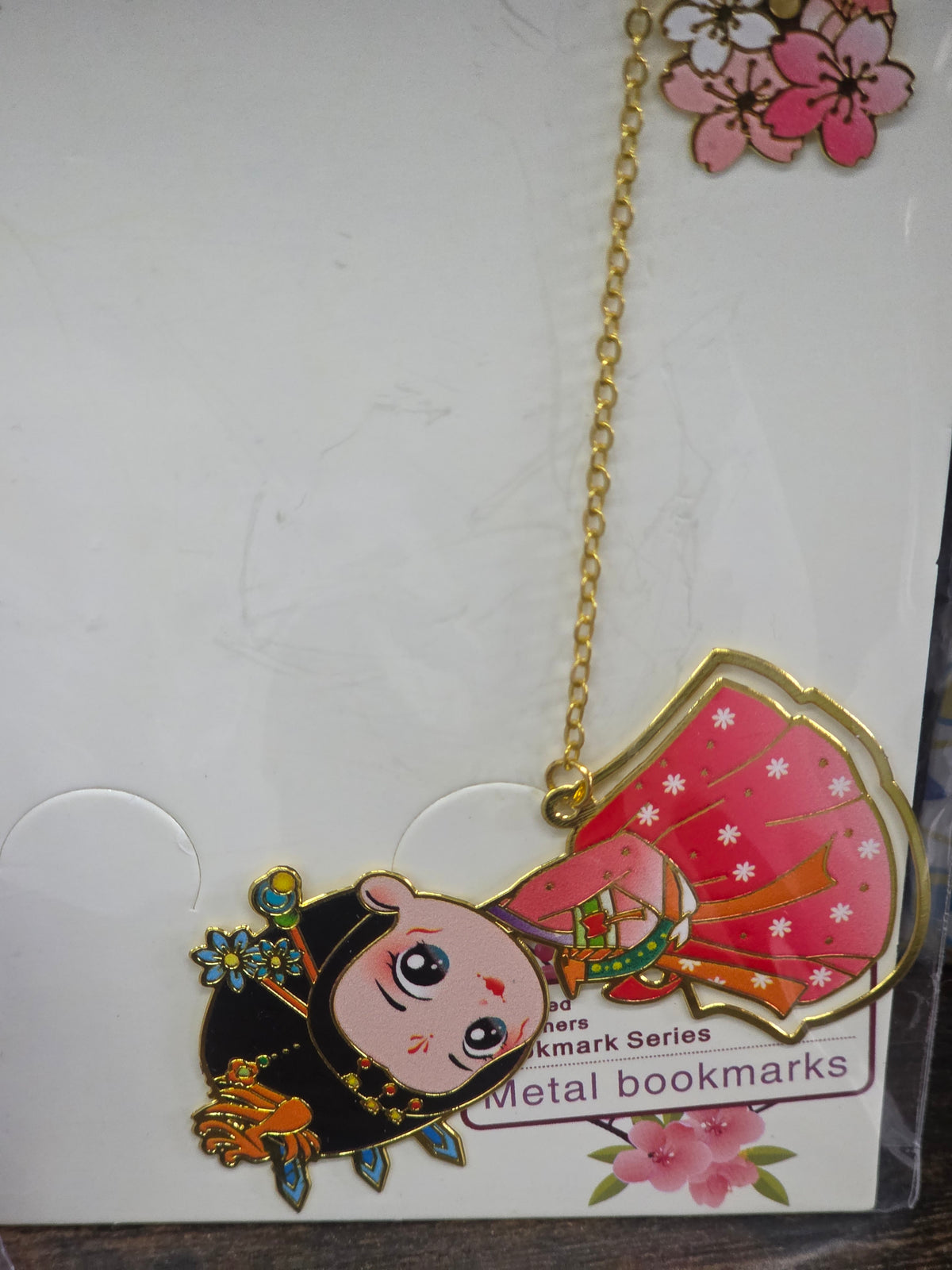 Chibi Ancient Chinese Dynasty Princess Metal Bookmarks – Cute Vintage Hanfu Collection