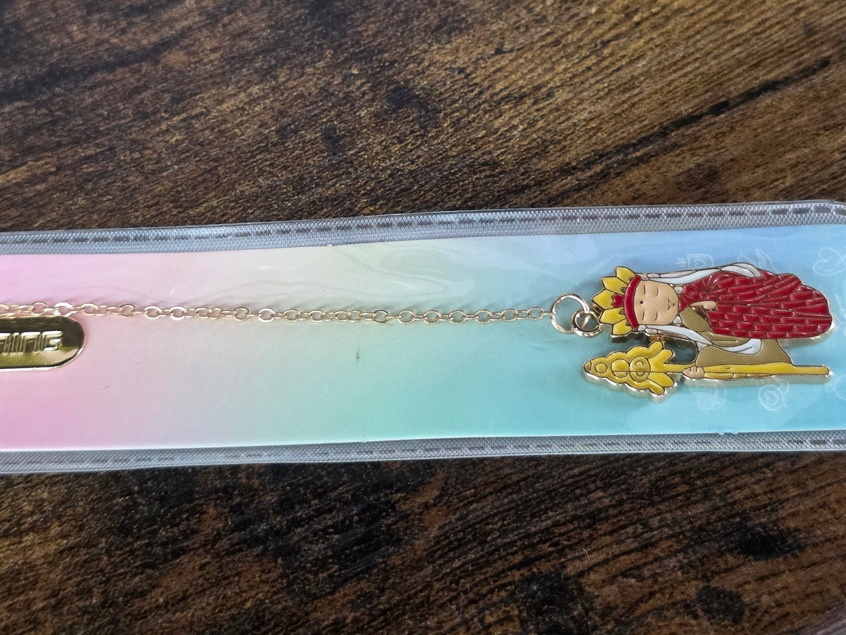 Enamel Charm Metal Chain Bookmark Collection