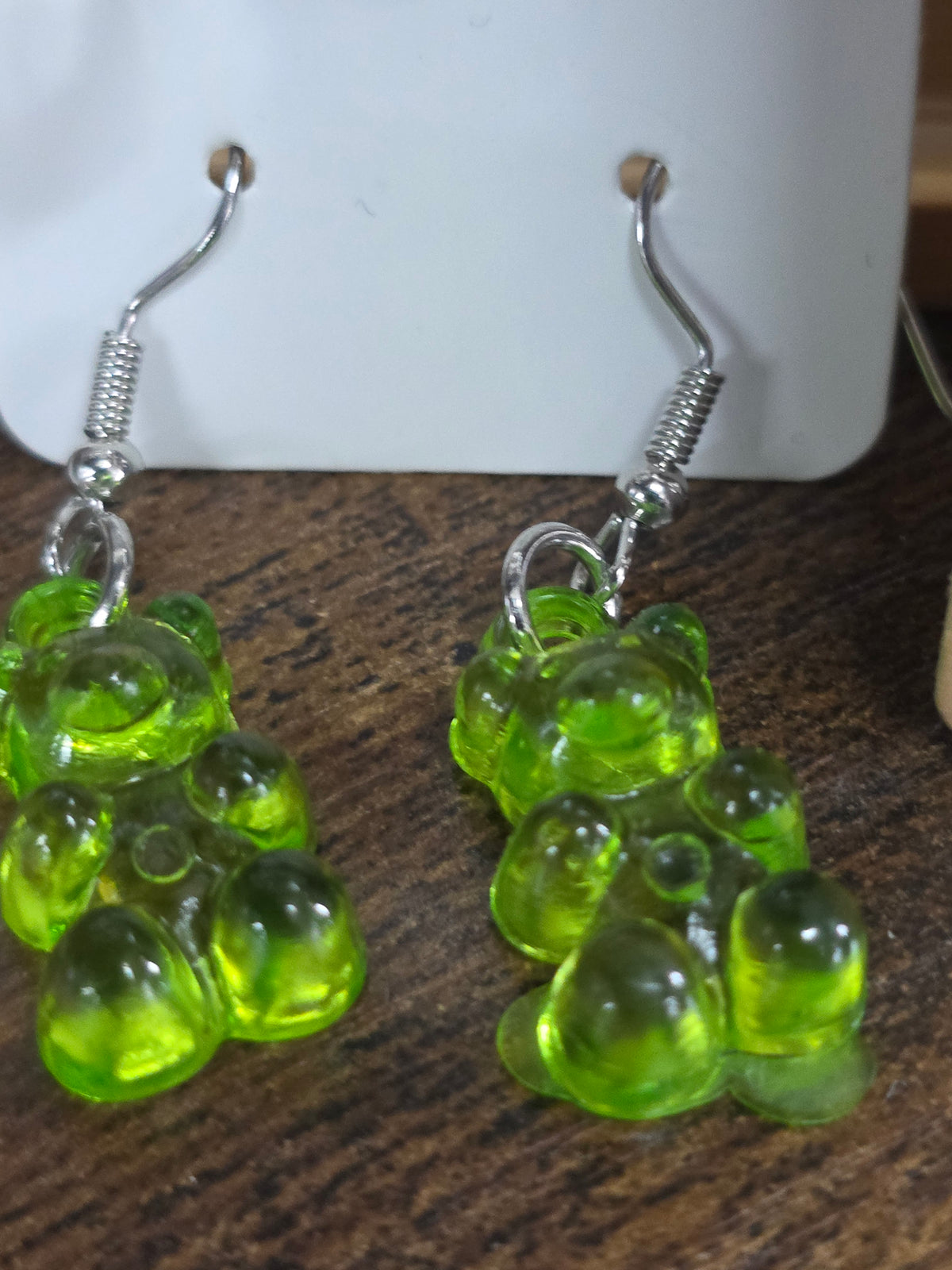 Y2K Translucent Gummy Bear Drop Earrings