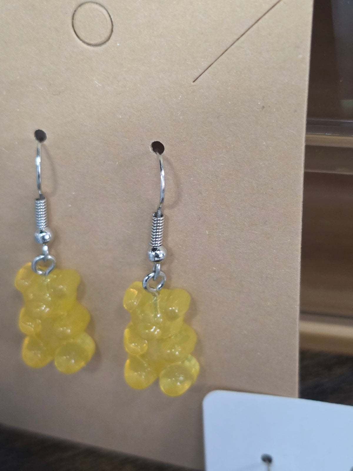 Y2K Translucent Gummy Bear Drop Earrings