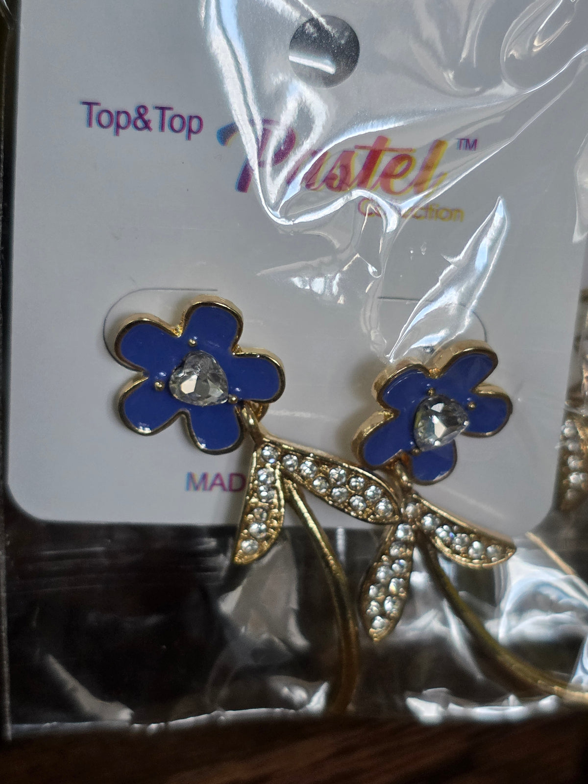 Pastel Collection Floral Drop Earrings – Top & Top