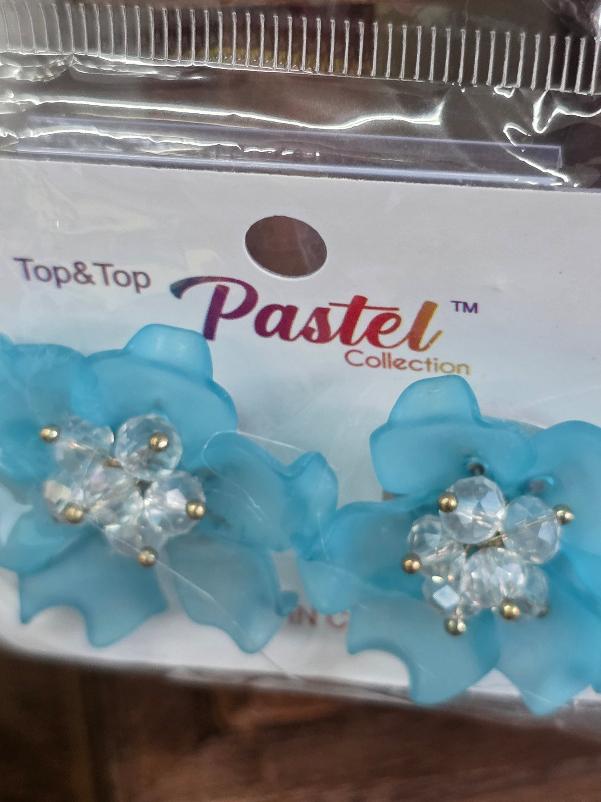 3D Matte Pastel Floral Cluster Stud Earrings