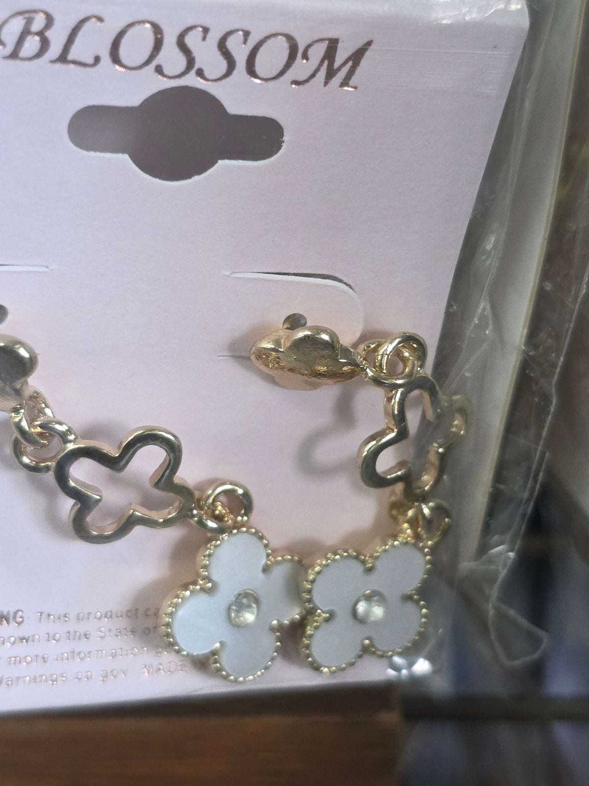 Enamel Clover Charm Earrings