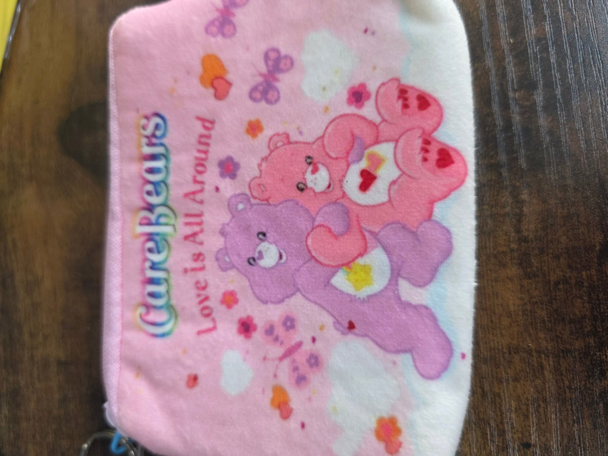 Nostalgic Rainbow Bear Mini Zipper Pouches – Collectible Coin & Key Purses