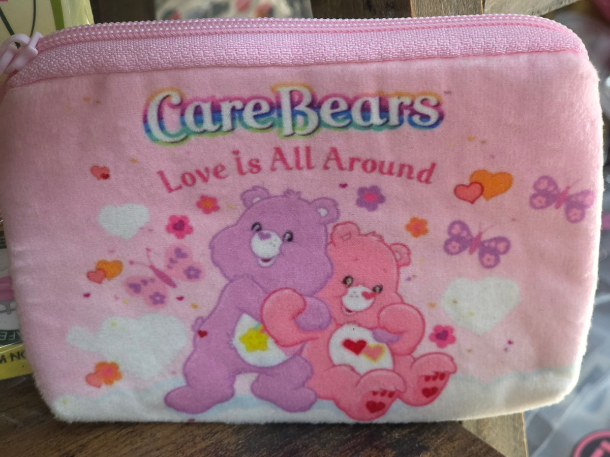 Nostalgic Rainbow Bear Mini Zipper Pouches – Collectible Coin & Key Purses