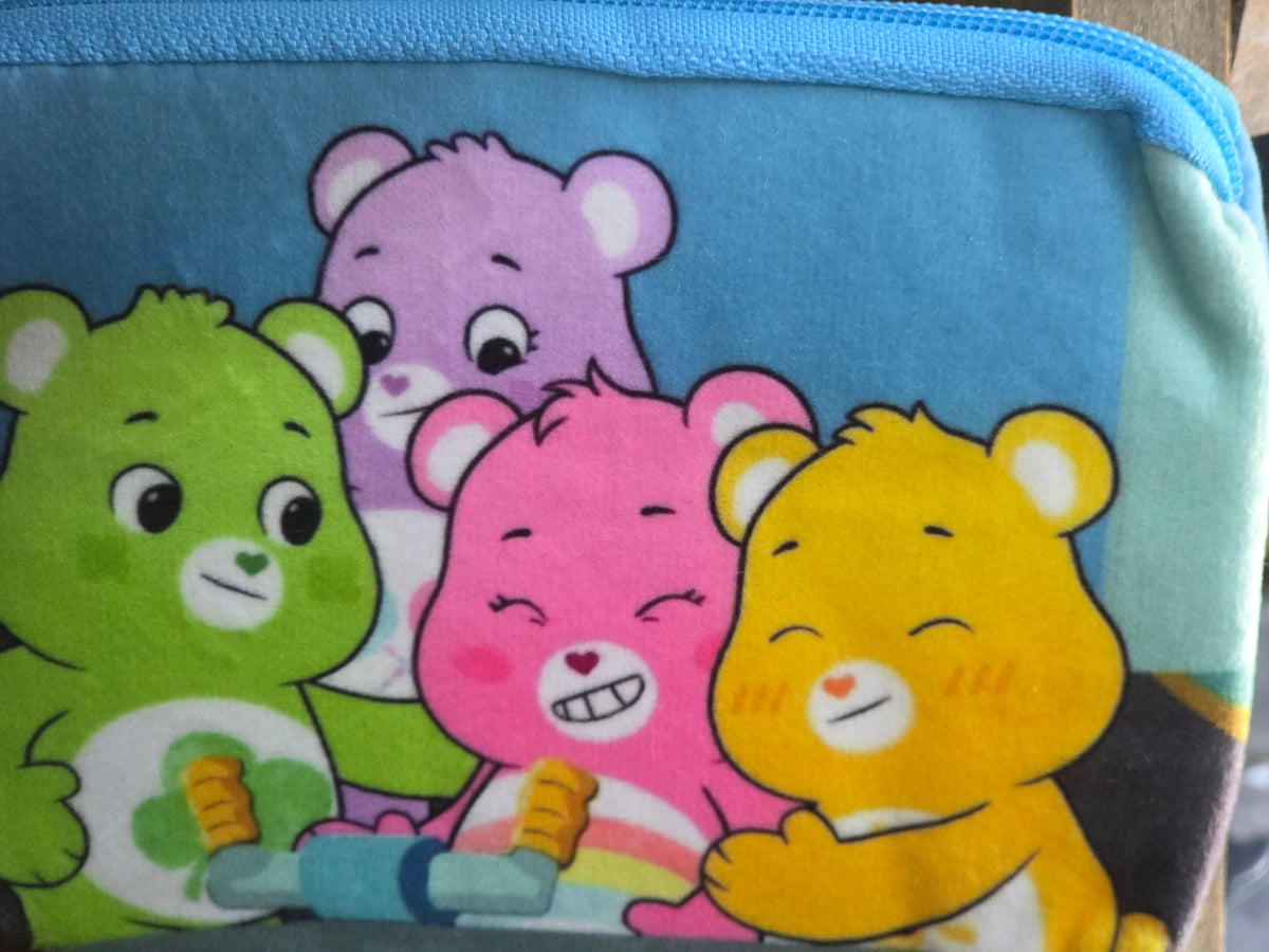 Nostalgic Rainbow Bear Mini Zipper Pouches – Collectible Coin & Key Purses