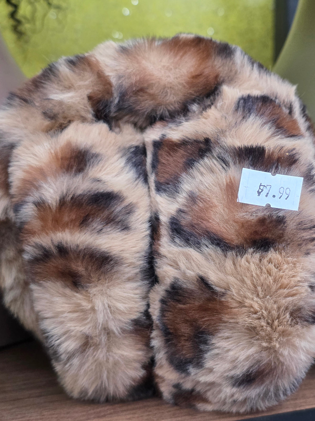 Leopard Print Faux Fur Earmuffs