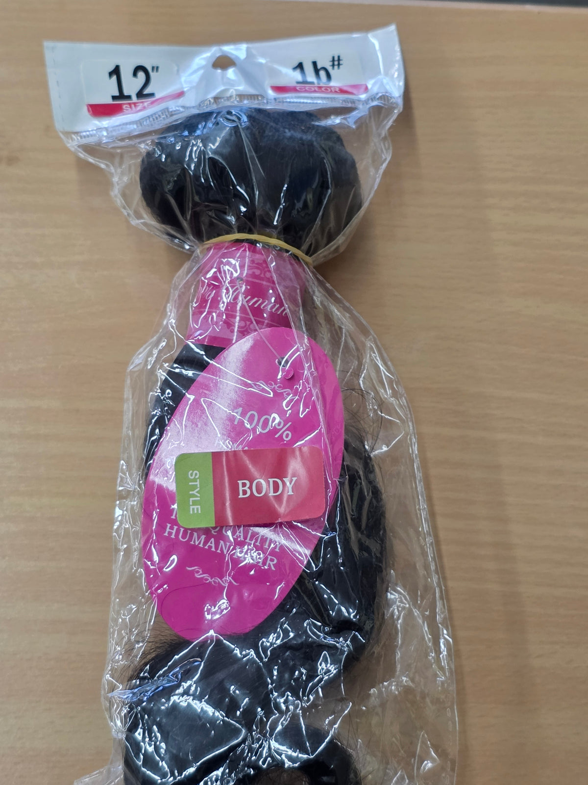 Premium 100% Human Hair Body Wave Bundles – Color 1B