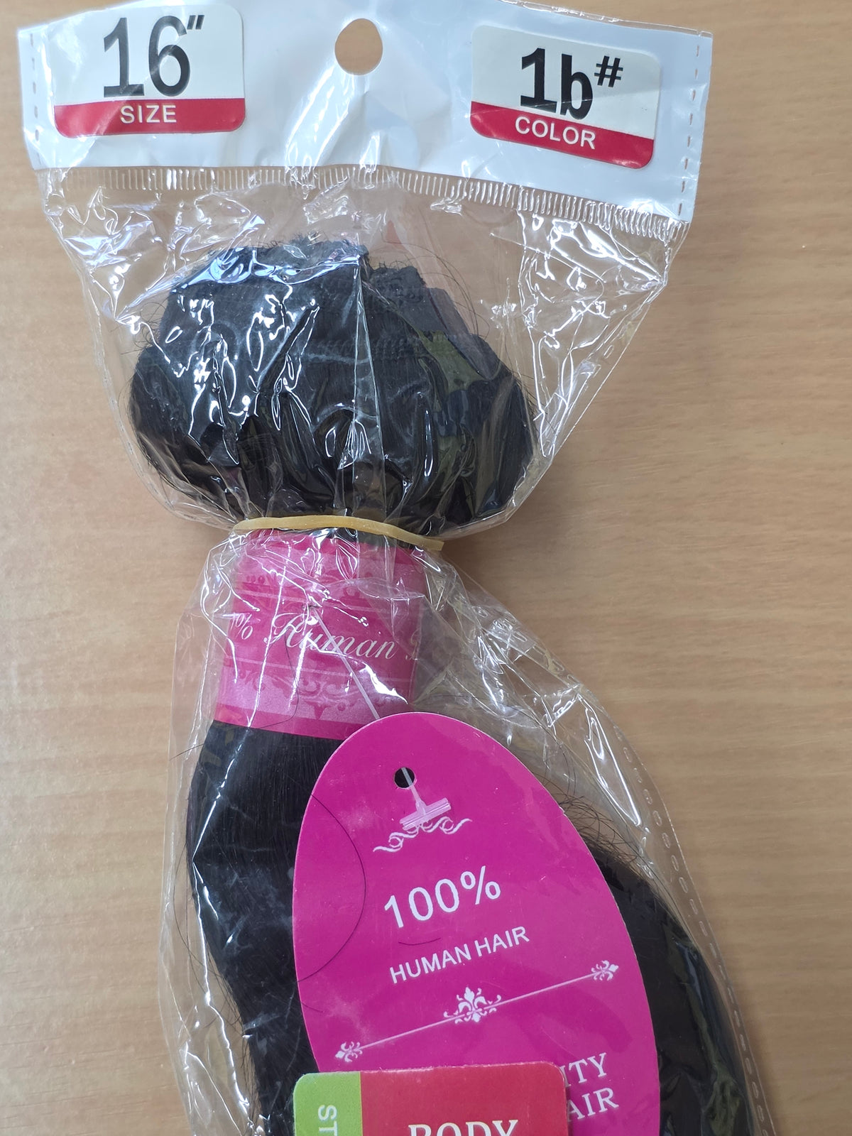 Premium 100% Human Hair Body Wave Bundles – Color 1B