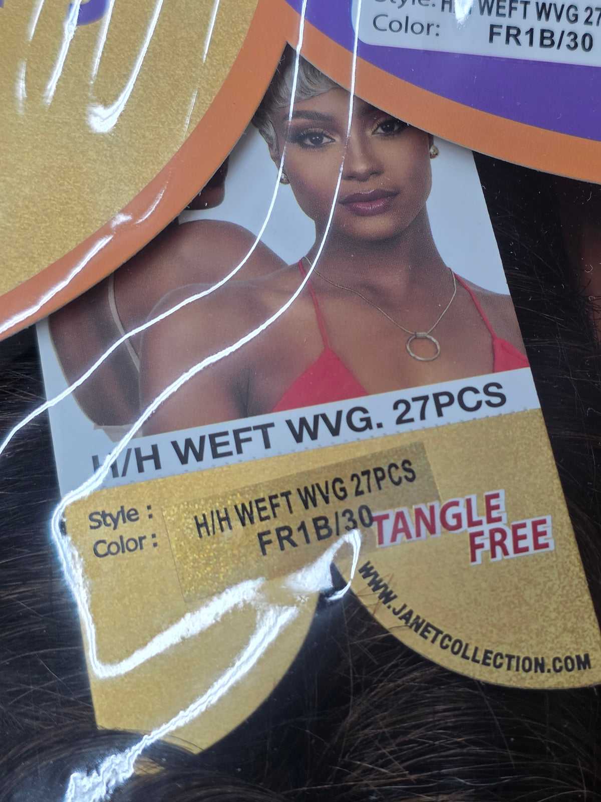 Janet Collection Human Hair Weft Weaving 27 Pcs Set.