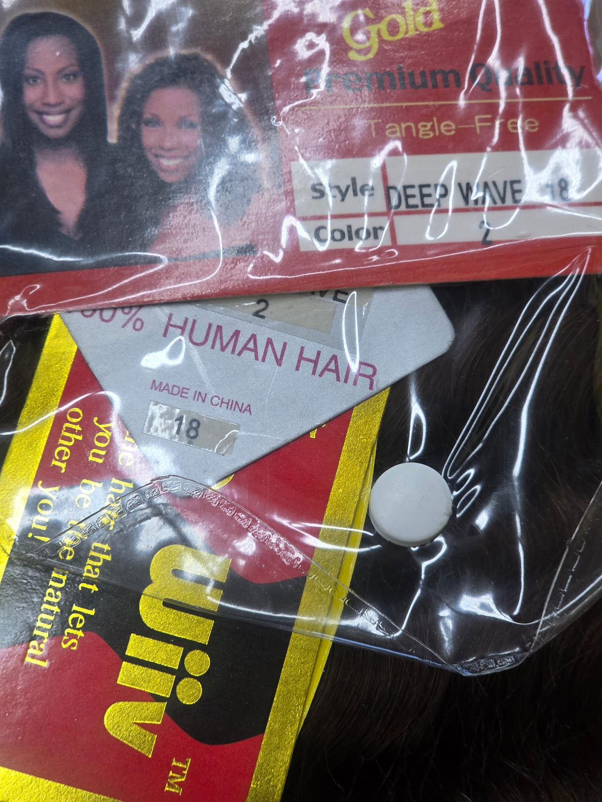 Unique Wiiv Gold Premium Quality Deep Wave Extensions