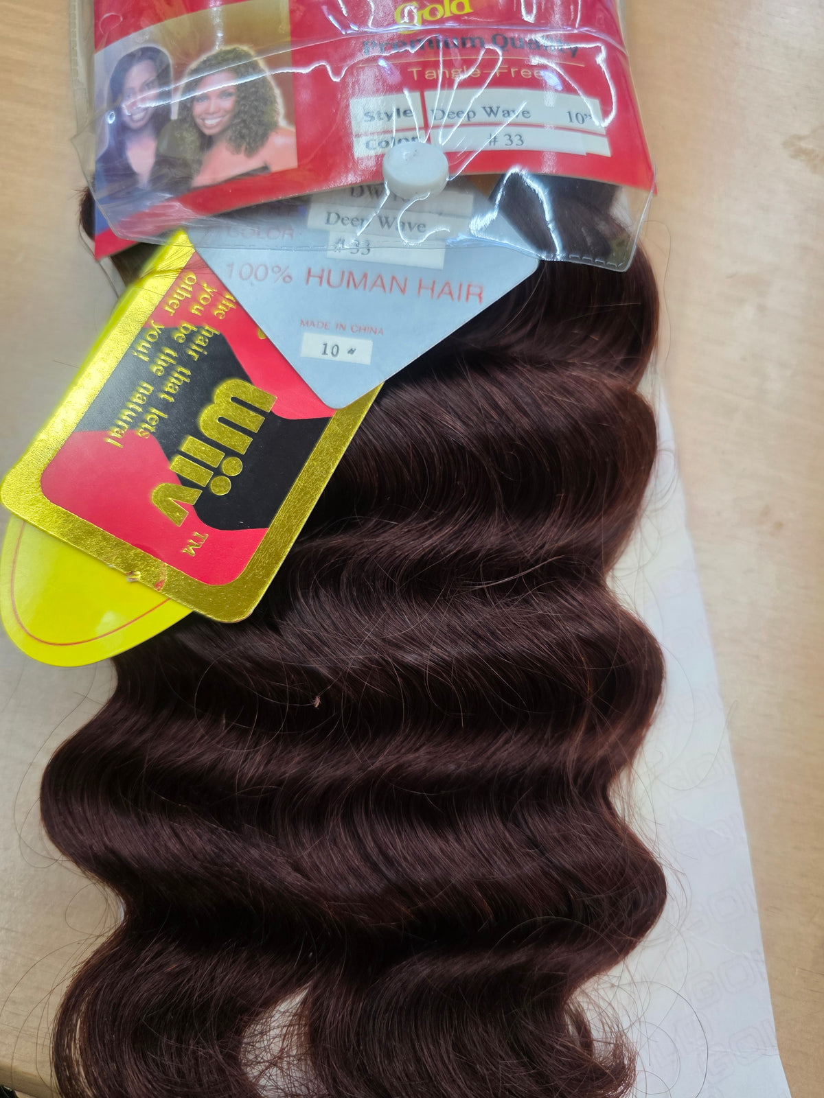 Unique Wiiv Gold Premium Quality Deep Wave Extensions