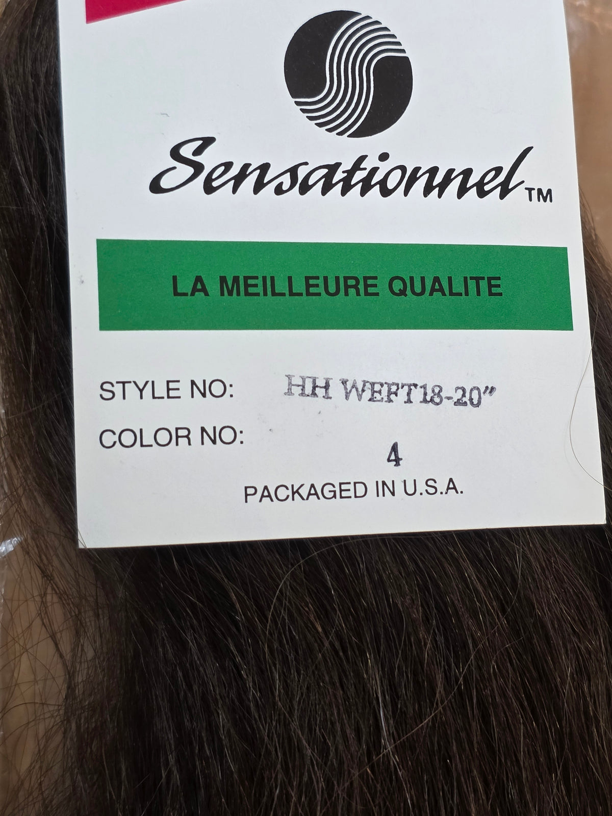 Sensationnel Premium 100% Human Hair Straight Extensions.