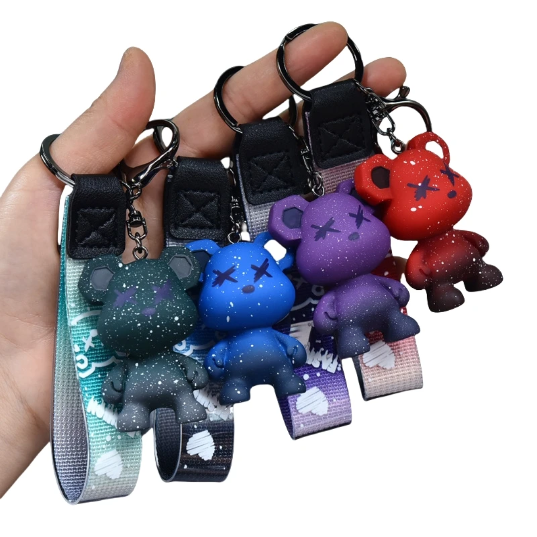 3D Teddy Bear Keychains 5.5 (11cm)