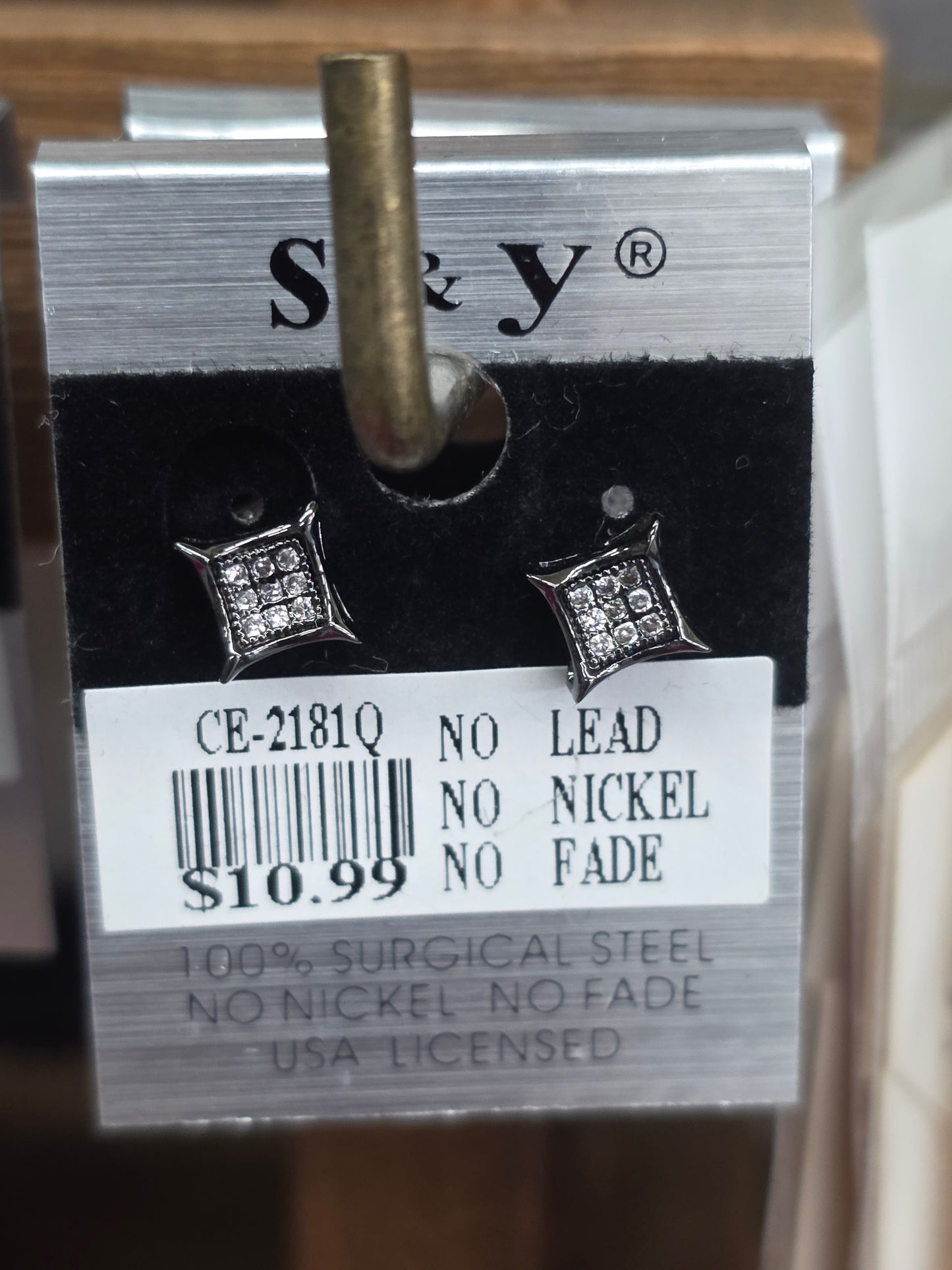 S&Y® SURGICAL STEEL EARRINGS
