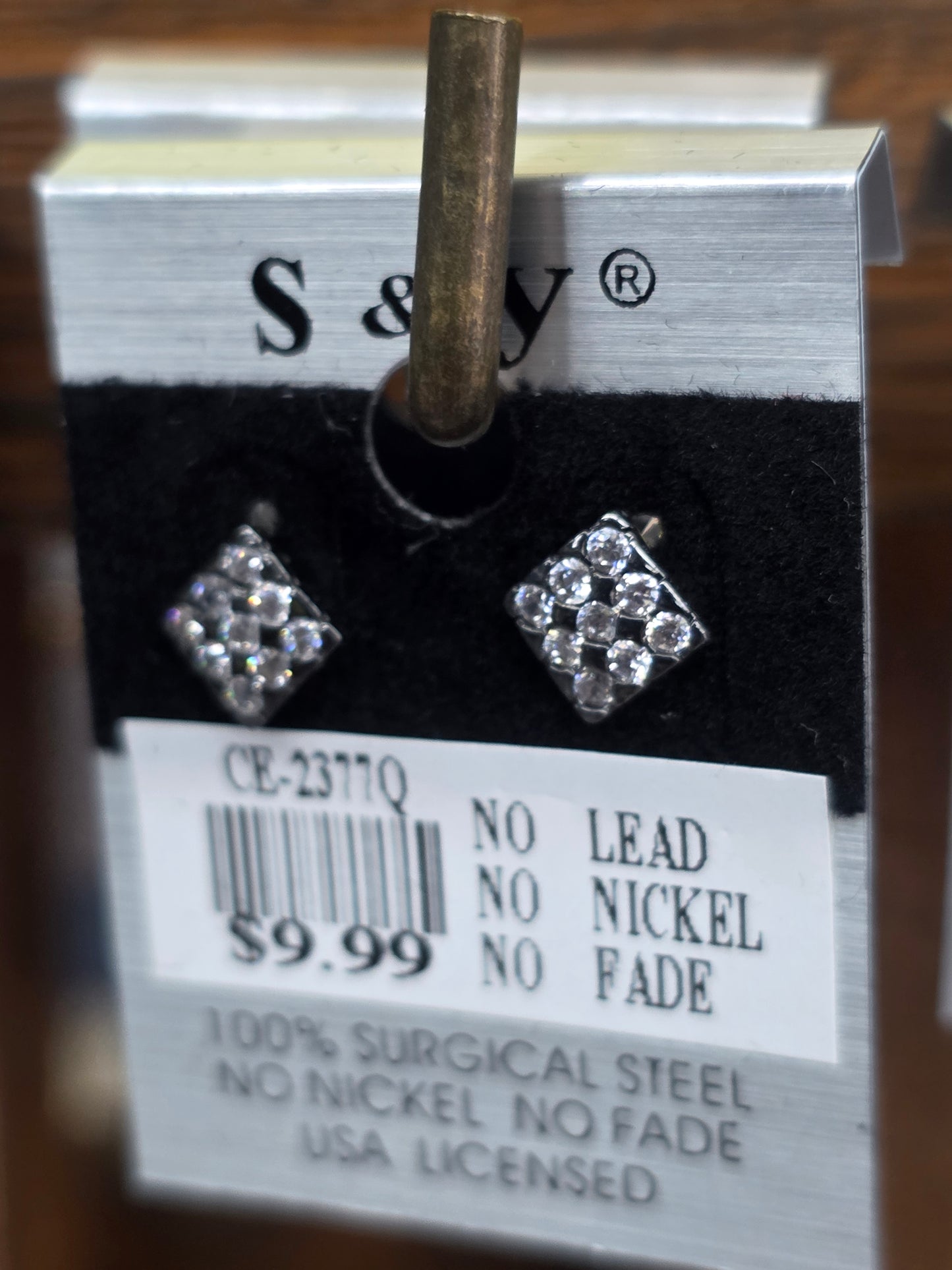 S&Y® SURGICAL STEEL EARRINGS