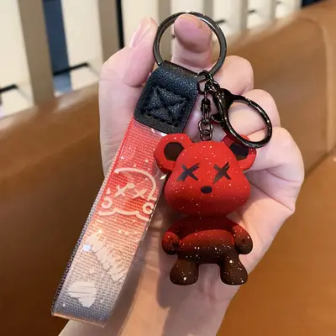 3D Teddy Bear Keychains 5.5 (11cm)