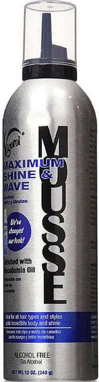 VIGOROL MOUSSE-MAX SHINE 12 OZ