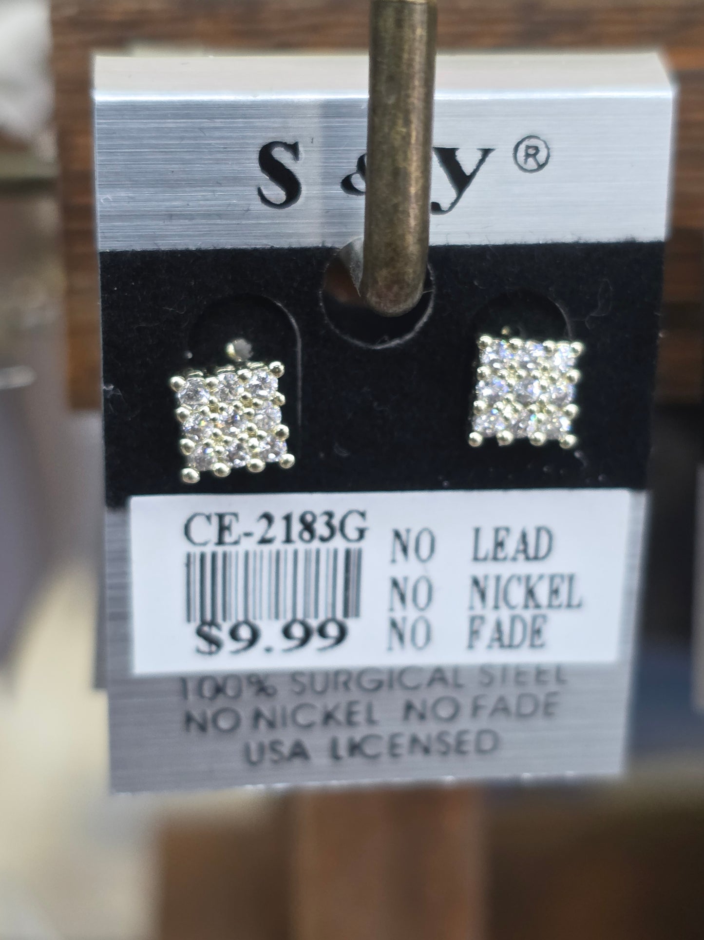 S&Y® SURGICAL STEEL EARRINGS