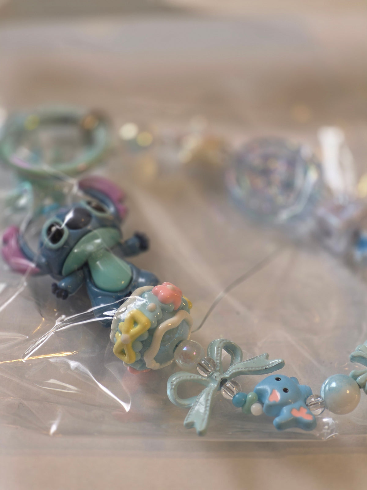 Kawaii Pastel Beaded Character Phone Straps & Bag Charms