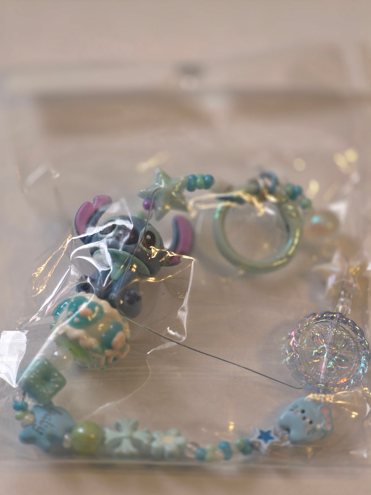 Kawaii Pastel Beaded Character Phone Straps & Bag Charms