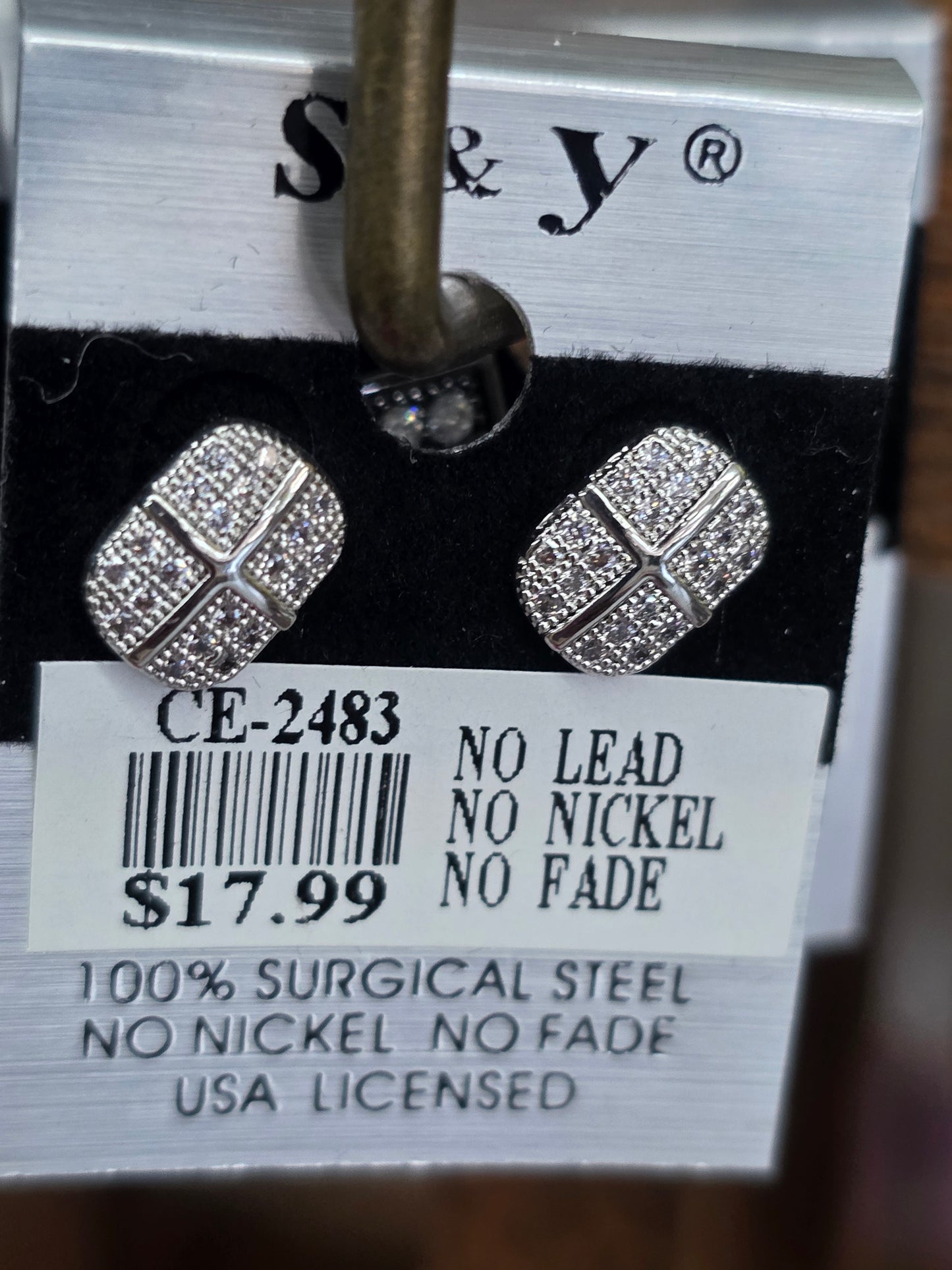 S&Y® SURGICAL STEEL EARRINGS