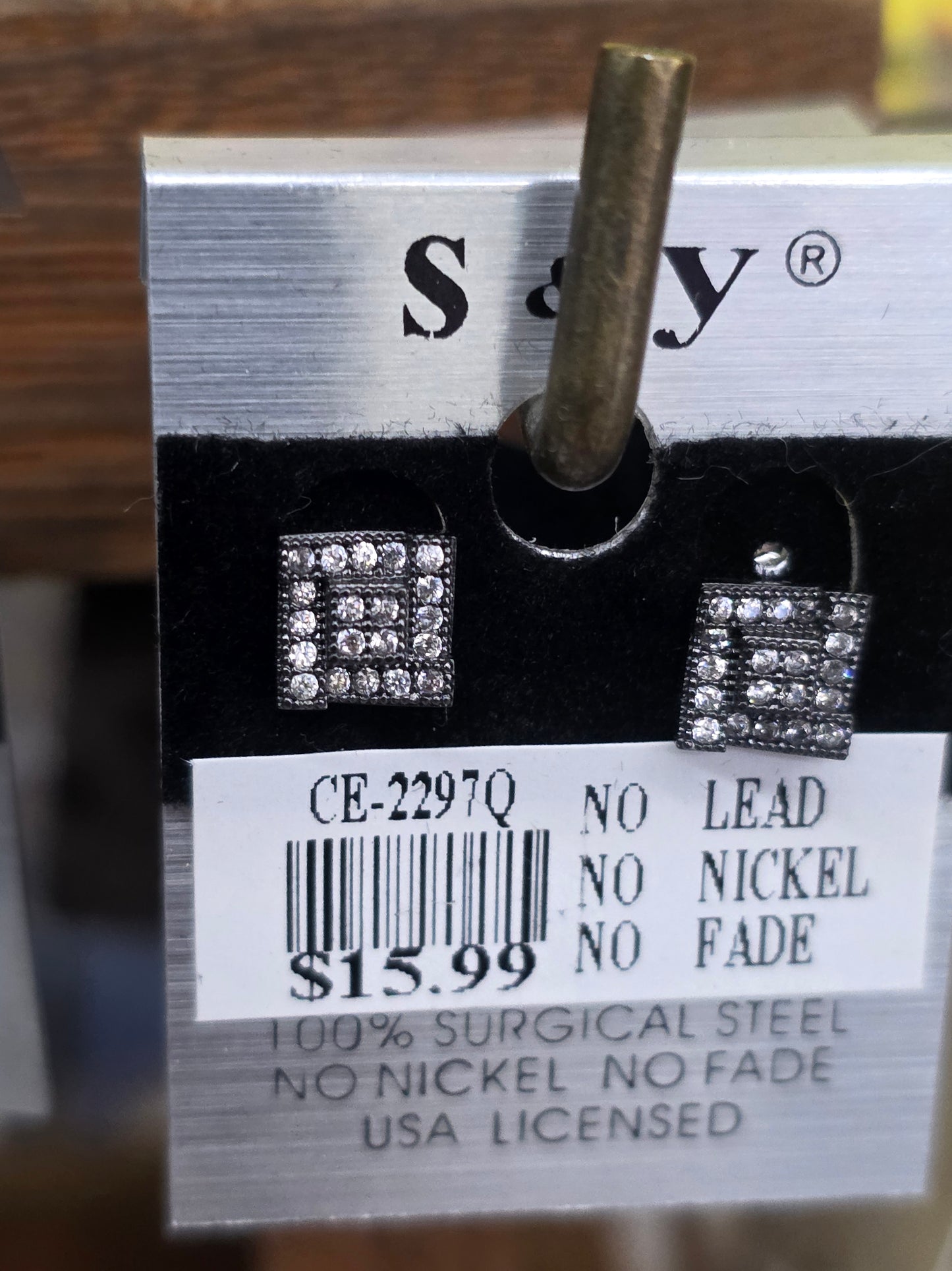 S&Y® SURGICAL STEEL EARRINGS
