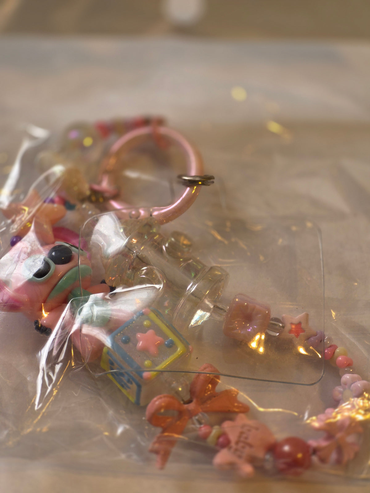 Kawaii Pastel Beaded Character Phone Straps & Bag Charms