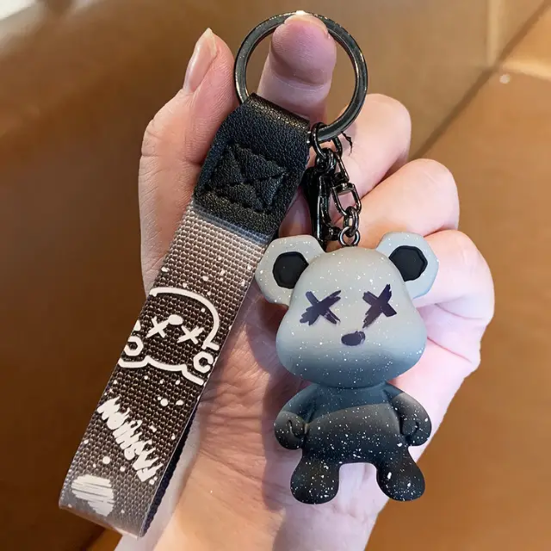 3D Teddy Bear Keychains 5.5 (11cm)